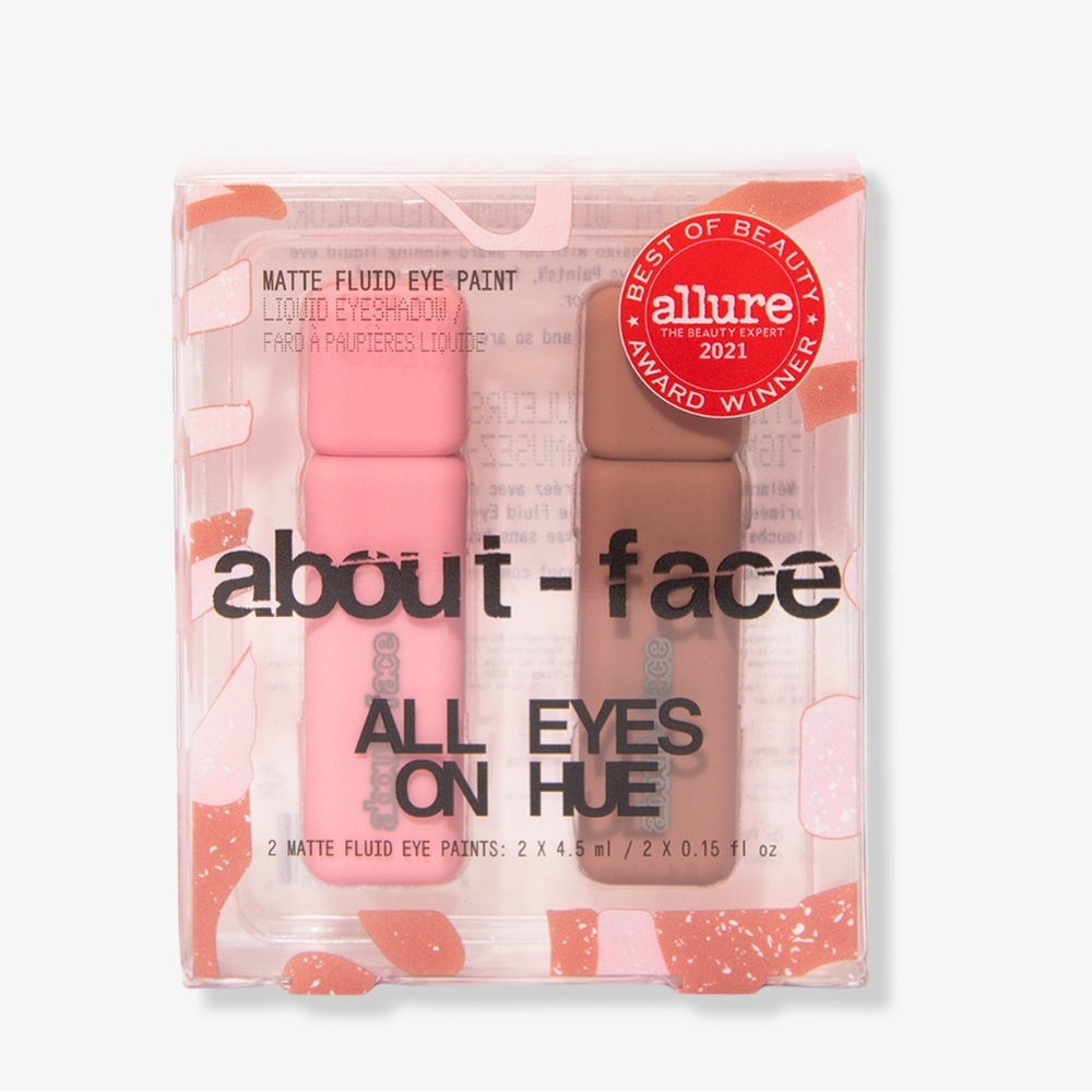 About Face All Eyes On Hue Matte Fluid Eye Paint (NWT)